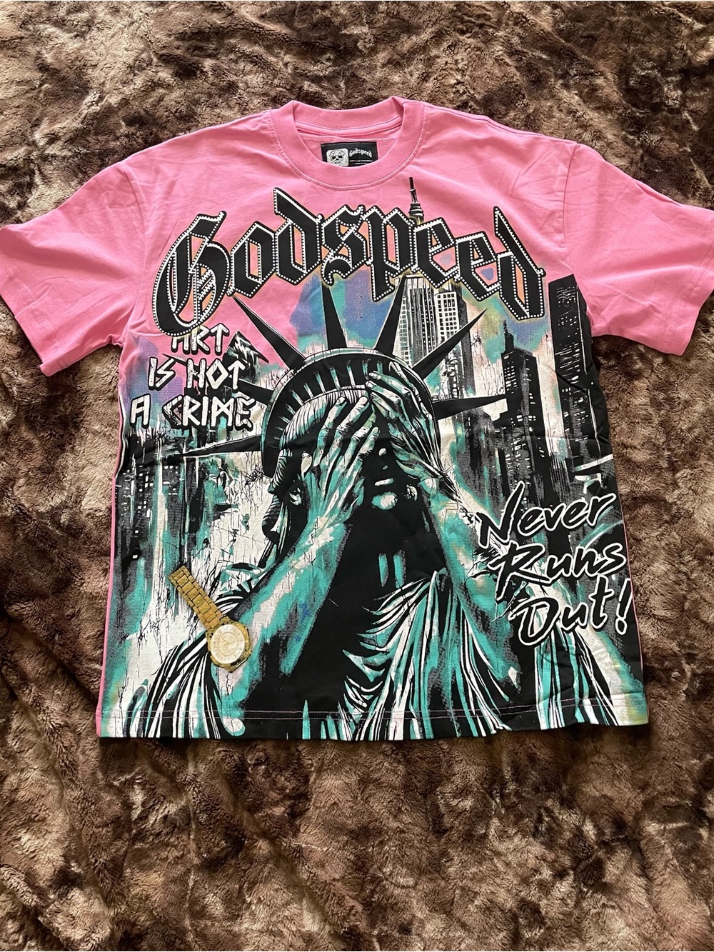 Godspeed Limited Time NY graphic t shirt